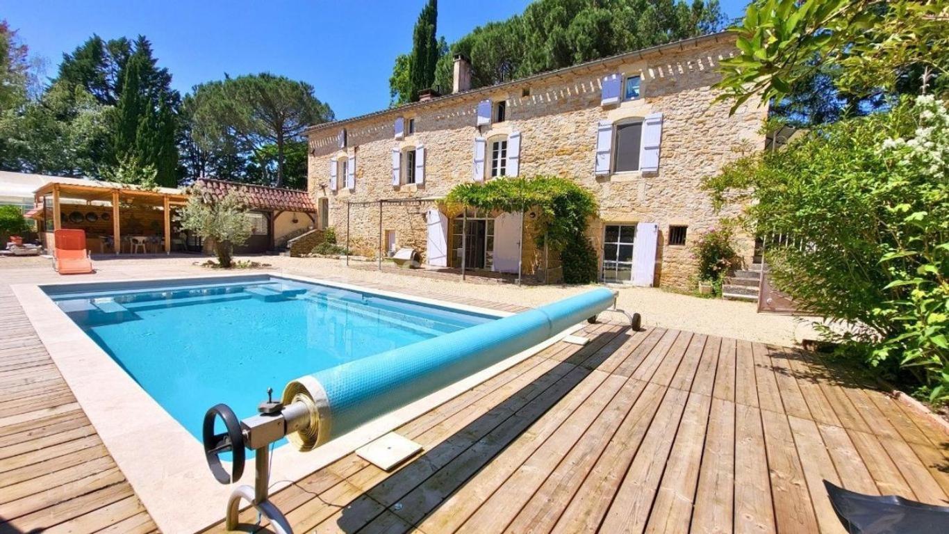 Domaine La Buissiere Duravel "La Maison" Piscine Privative Esterno foto